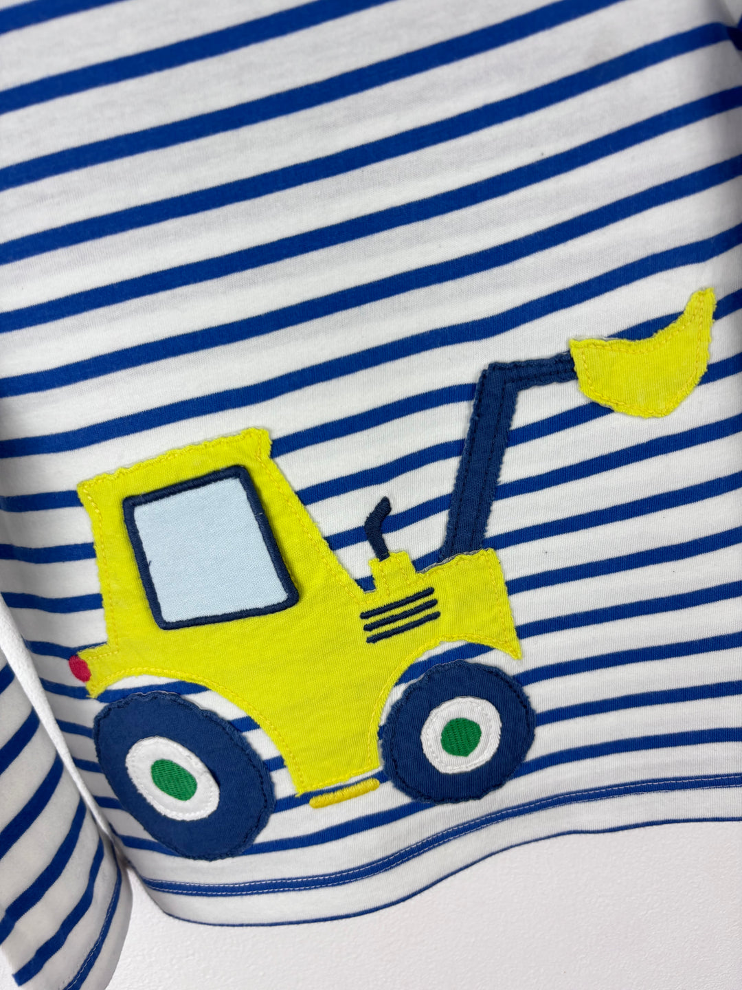 Baby Boden Stripe Tractor Top 2–3 Years-Tops-Second Snuggle Preloved