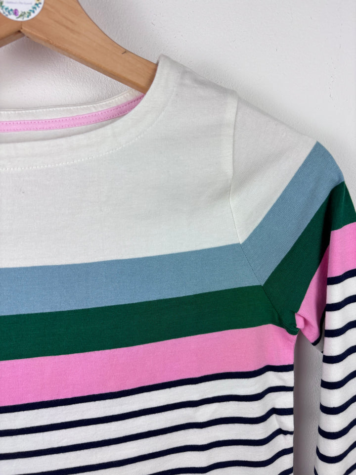 Mini Boden Colour Stripe Top 9–10 Years-Tops-Second Snuggle Preloved