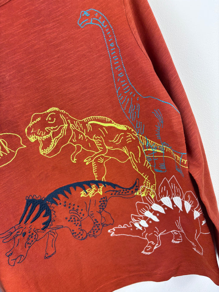Mini Boden Dinosaur Top 7–8 Years-Tops-Second Snuggle Preloved