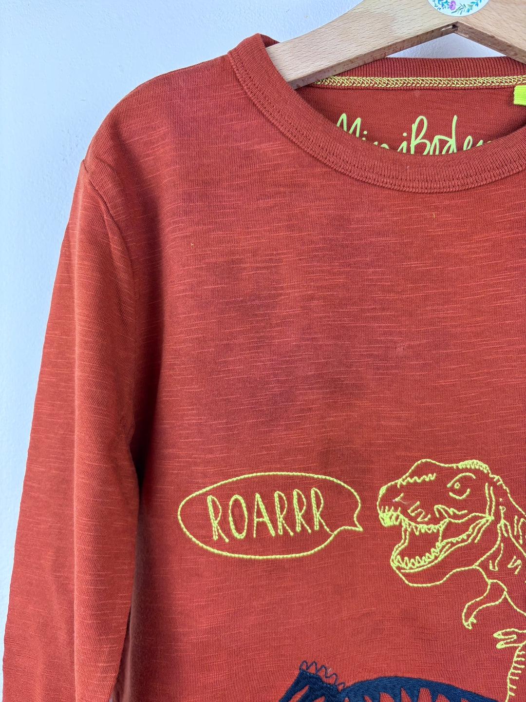 Mini Boden Dinosaur Top 7–8 Years-Tops-Second Snuggle Preloved