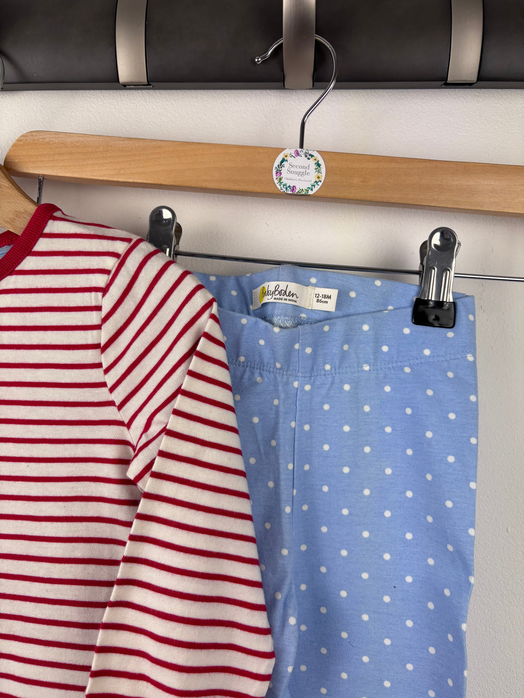 Boden Bunny Sledging Top and Leggings Set 12–18 Months-Sets-Second Snuggle Preloved