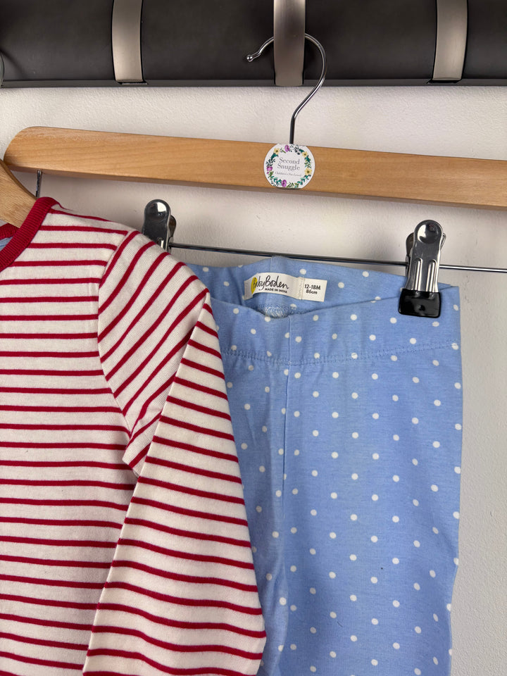 Boden Bunny Sledging Top and Leggings Set 12–18 Months-Sets-Second Snuggle Preloved