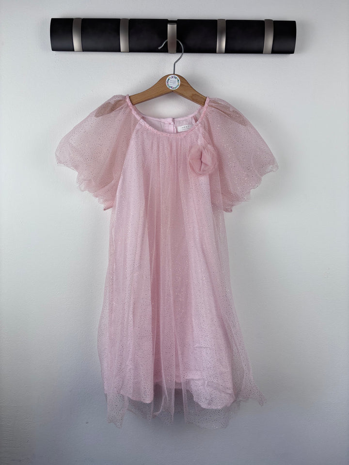 Next Pink Glitter Dress 6–7 Years