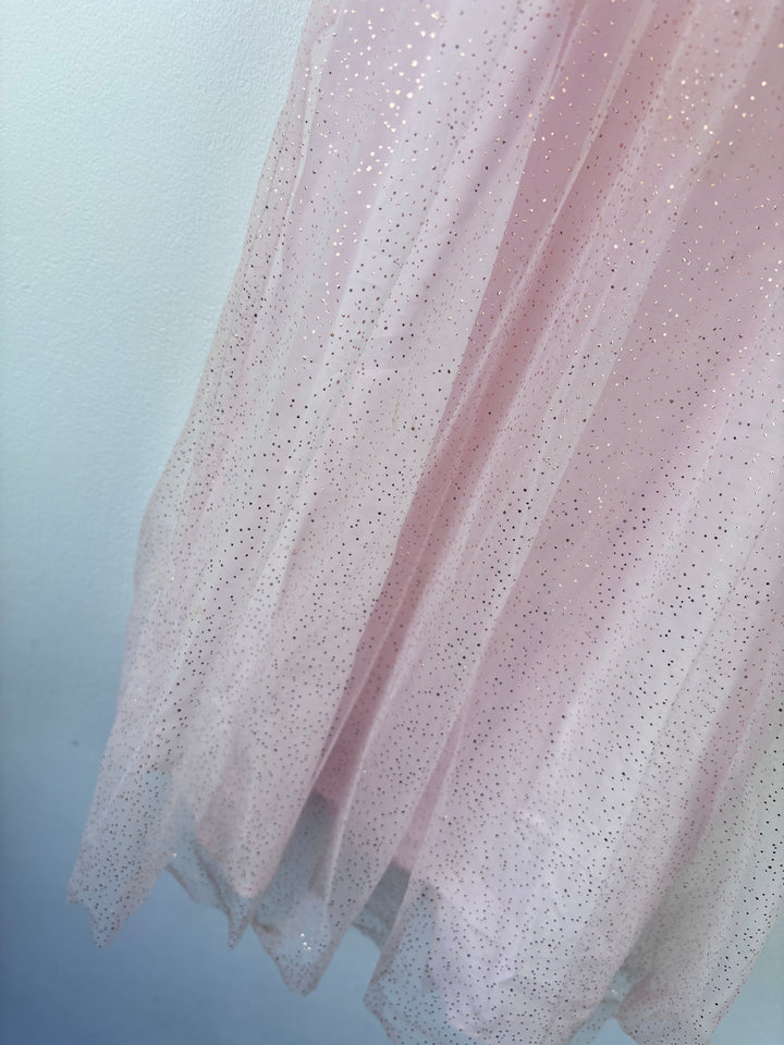 Next Pink Glitter Dress 6–7 Years