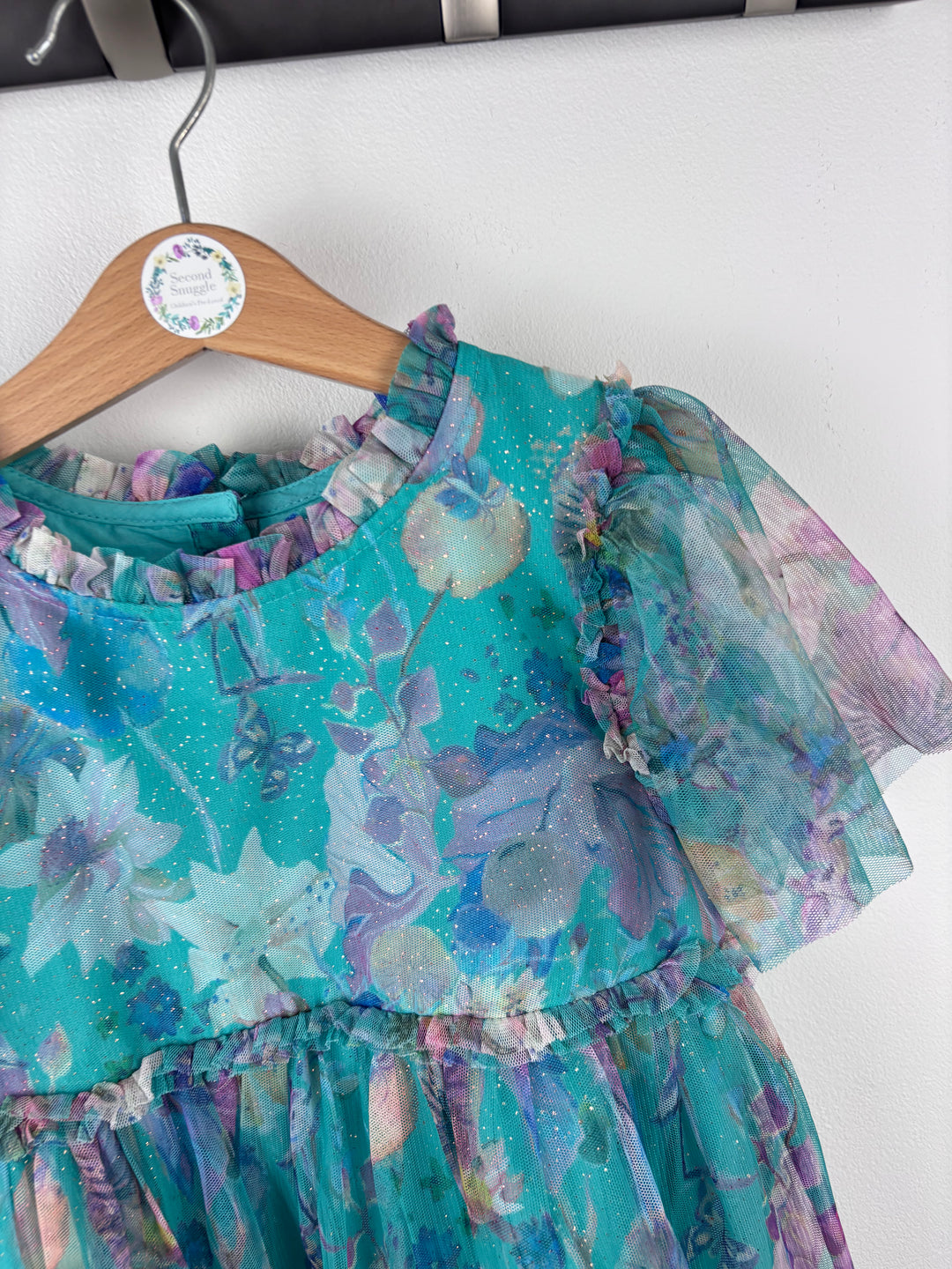 Next Blue Floral Dress 6–7 Years