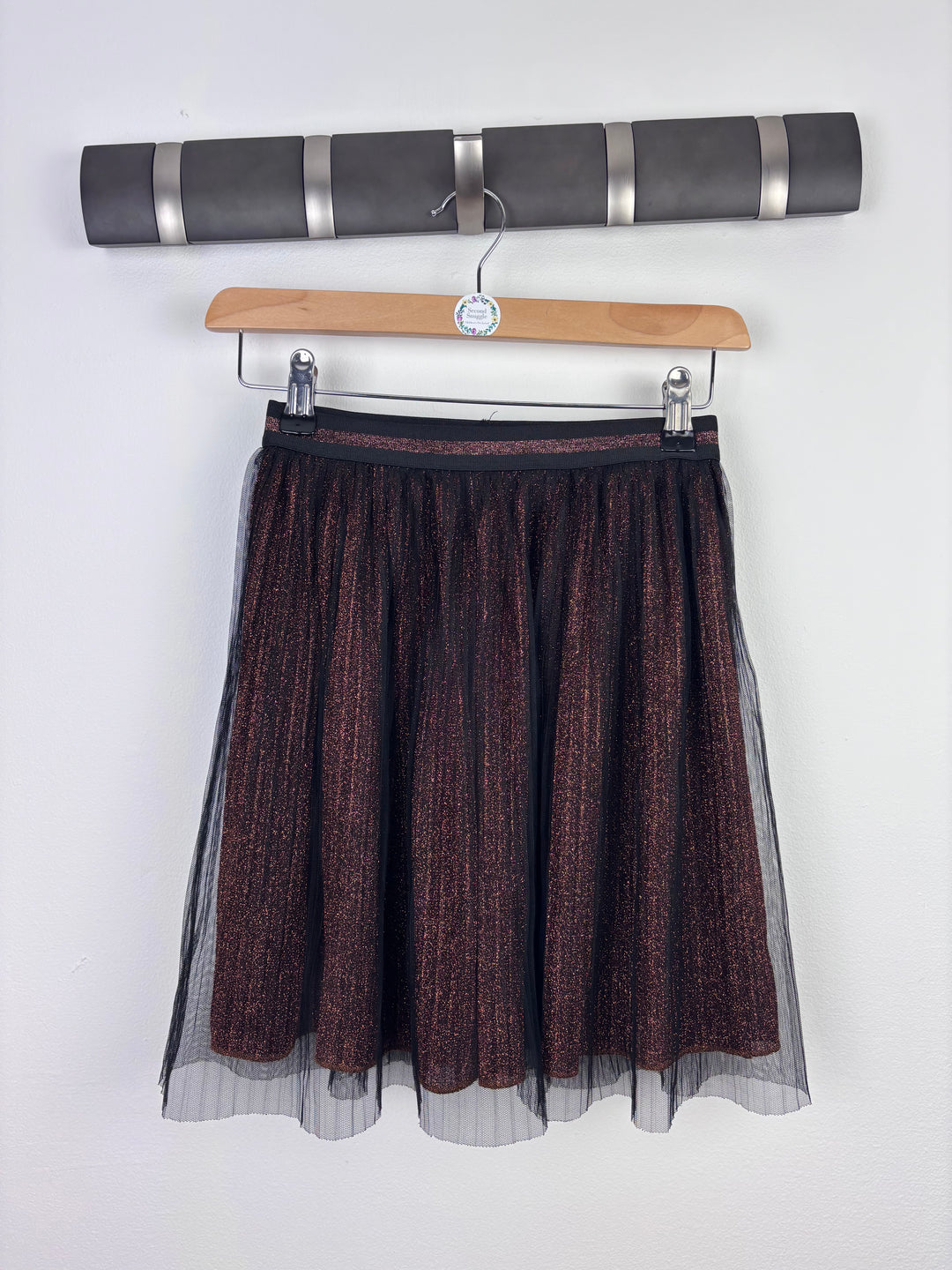 Next Metallic Mesh Skirt 10 Years-Skirts-Second Snuggle Preloved