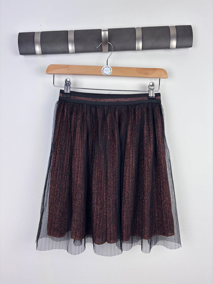 Next Metallic Mesh Skirt 10 Years-Skirts-Second Snuggle Preloved