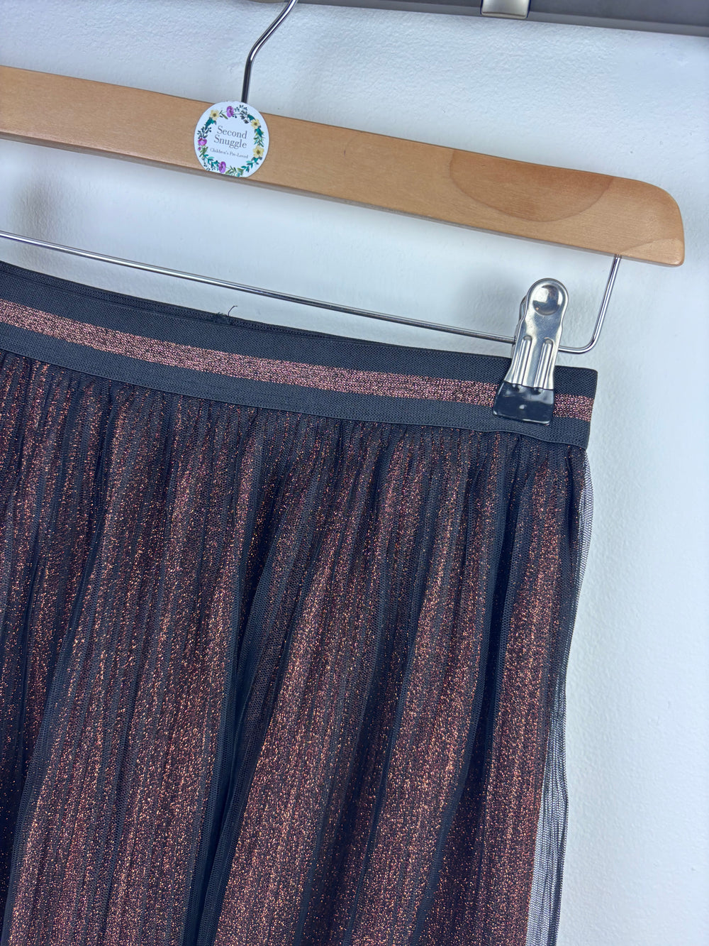 Next Metallic Mesh Skirt 10 Years-Skirts-Second Snuggle Preloved