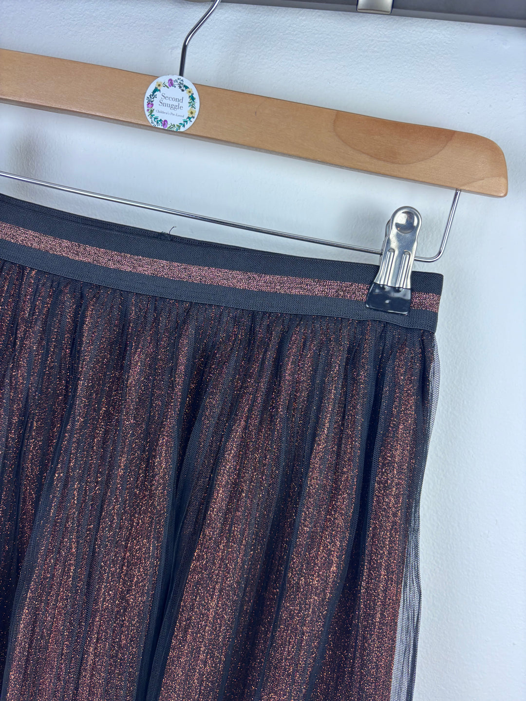 Next Metallic Mesh Skirt 10 Years-Skirts-Second Snuggle Preloved