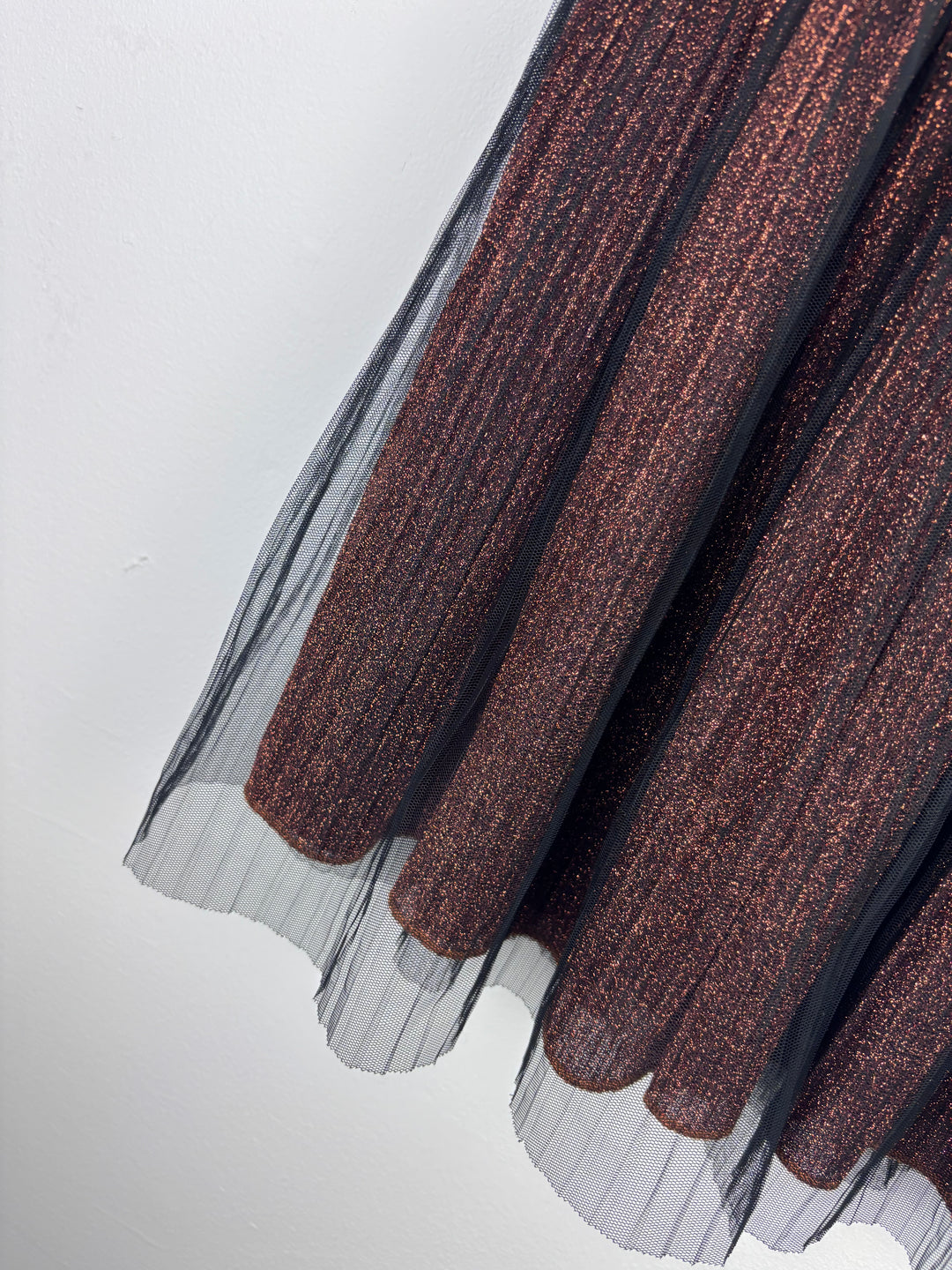 Next Metallic Mesh Skirt 10 Years-Skirts-Second Snuggle Preloved