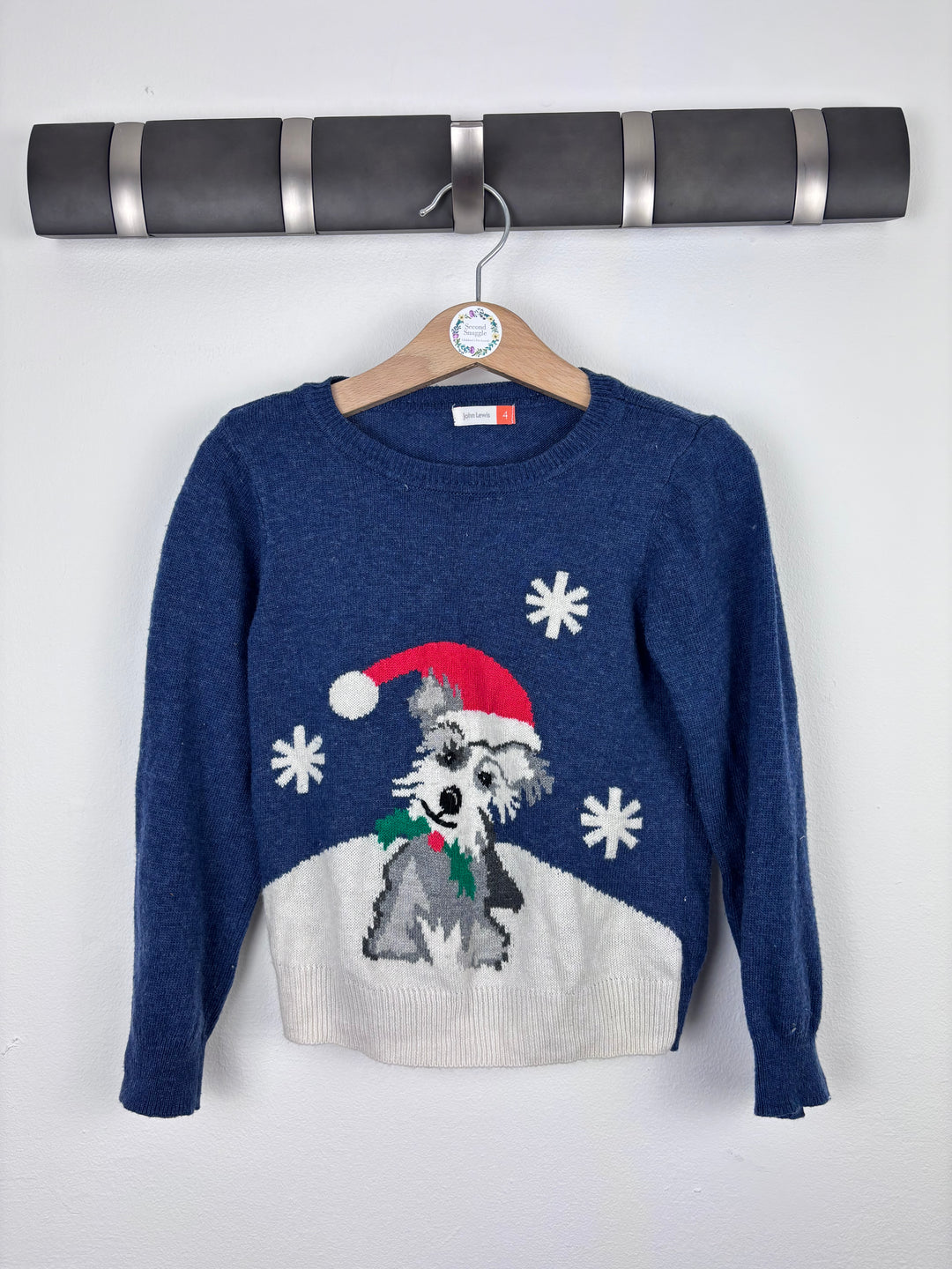 John Lewis Dog Christmas Jumper 4 Years