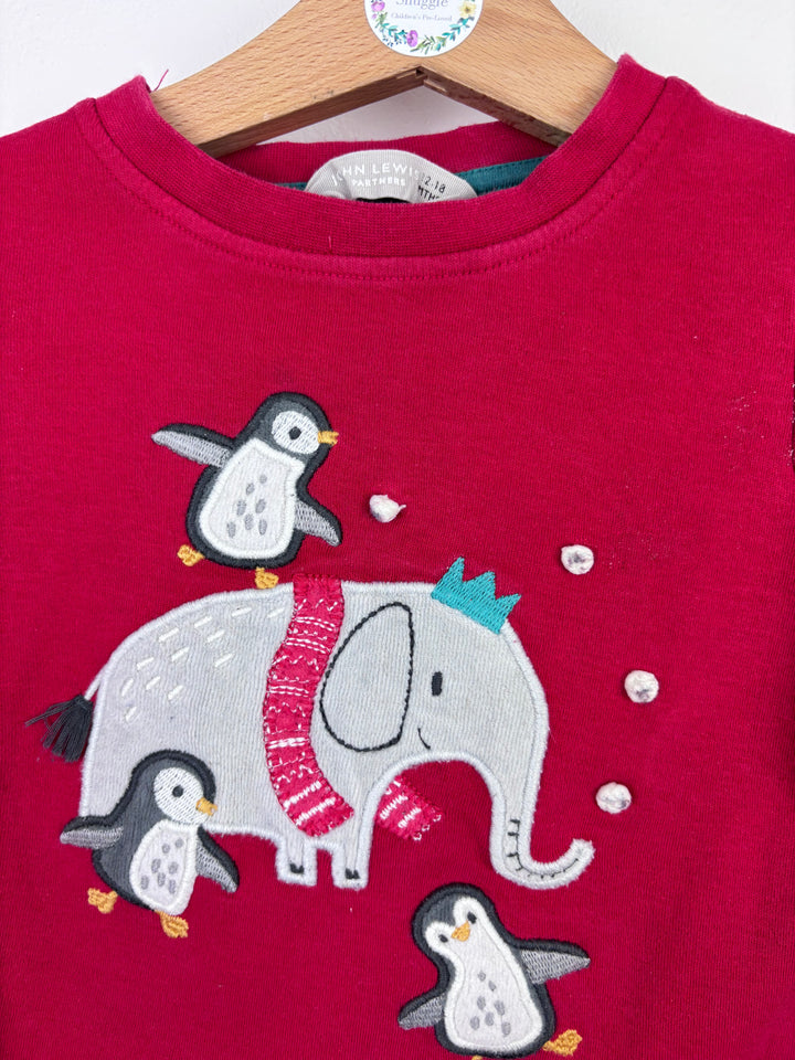 John Lewis Elephant and Penguin Top 12–18 Months