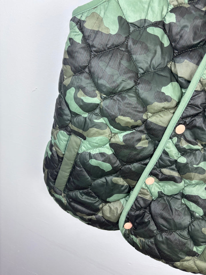 M&S Camo Quilted Gilet 11–12 Years-Gilets-Second Snuggle Preloved