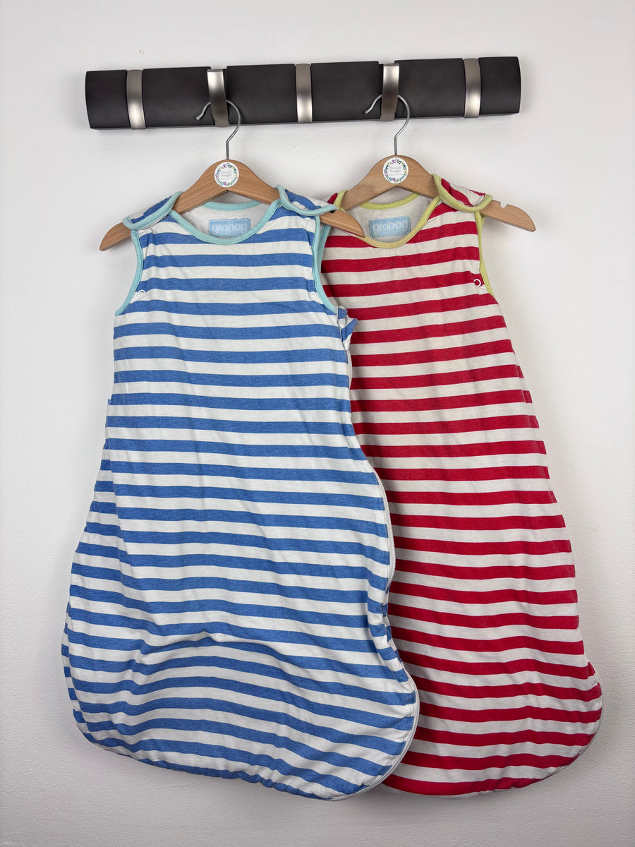 Gro Company Striped Sleep Bags 0–6 Months (2.5 Tog)-Sleeping Bags-Second Snuggle Preloved