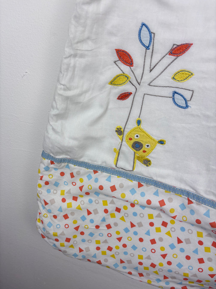 Gro Company White and Orange Sleep Bag 0–6 Months (2.5 Tog)-Sleeping Bags-Second Snuggle Preloved