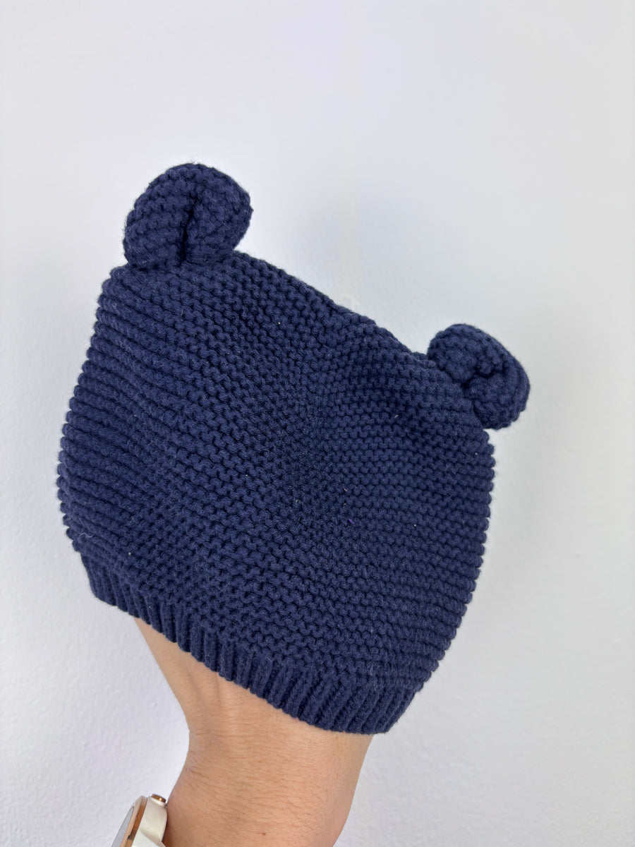 Gap Navy Knitted Hat 0–3 Months-Hats-Second Snuggle Preloved