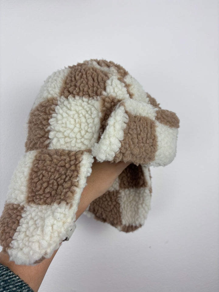 Next Check Sherpa Hat 1–2 Years-Hats-Second Snuggle Preloved