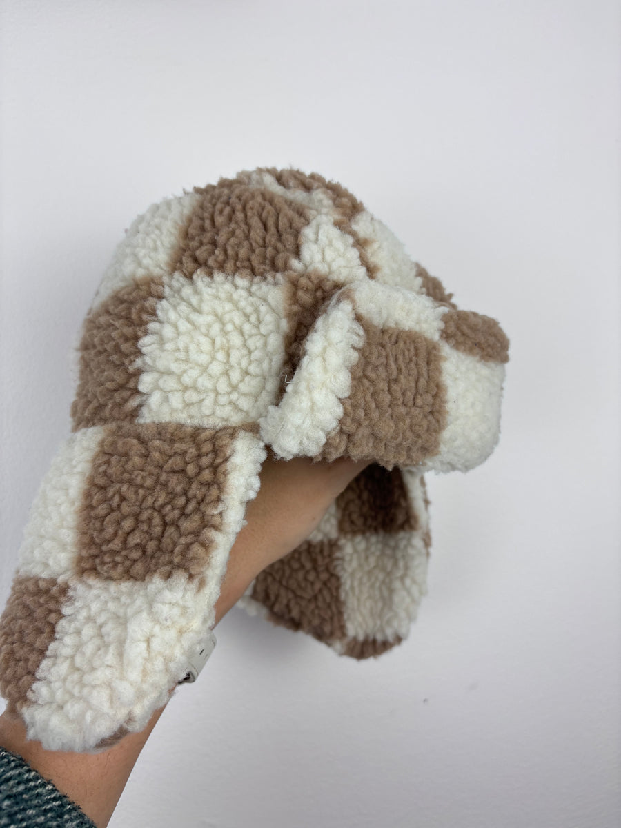 Next Check Sherpa Hat 1–2 Years-Hats-Second Snuggle Preloved