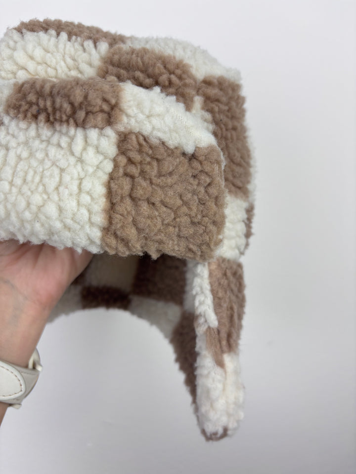 Next Check Sherpa Hat 1–2 Years-Hats-Second Snuggle Preloved
