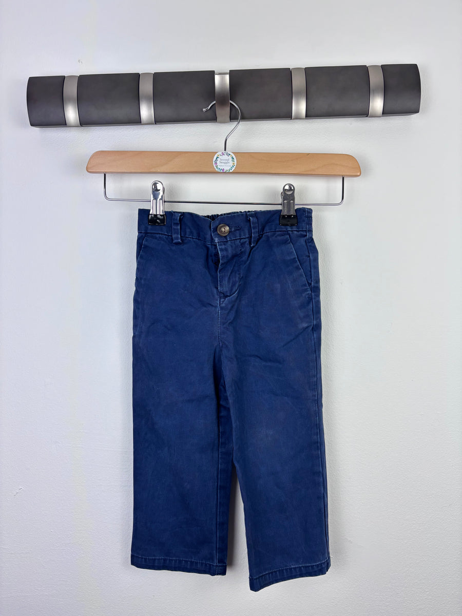 Ralph Lauren Navy Trousers 18 Months-Trousers-Second Snuggle Preloved