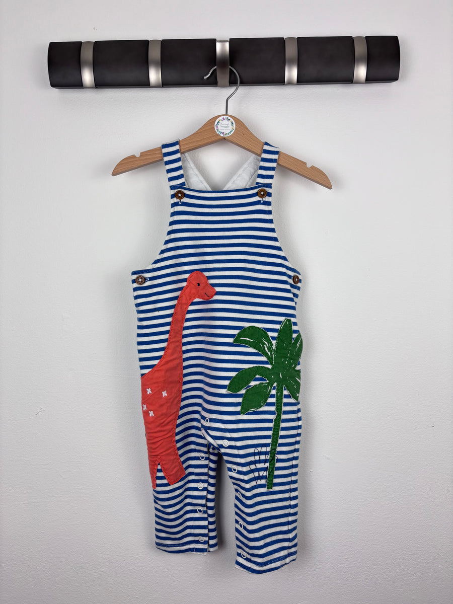 M&S Dinosaur Dungarees 12–18 Months-Dungarees-Second Snuggle Preloved