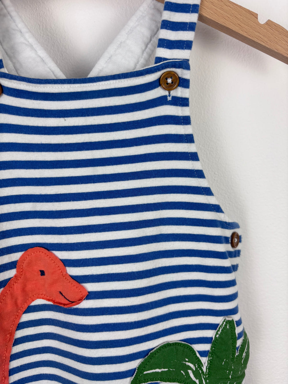 M&S Dinosaur Dungarees 12–18 Months-Dungarees-Second Snuggle Preloved