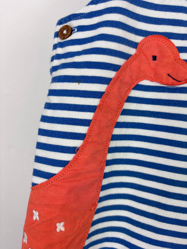 M&S Dinosaur Dungarees 12–18 Months-Dungarees-Second Snuggle Preloved