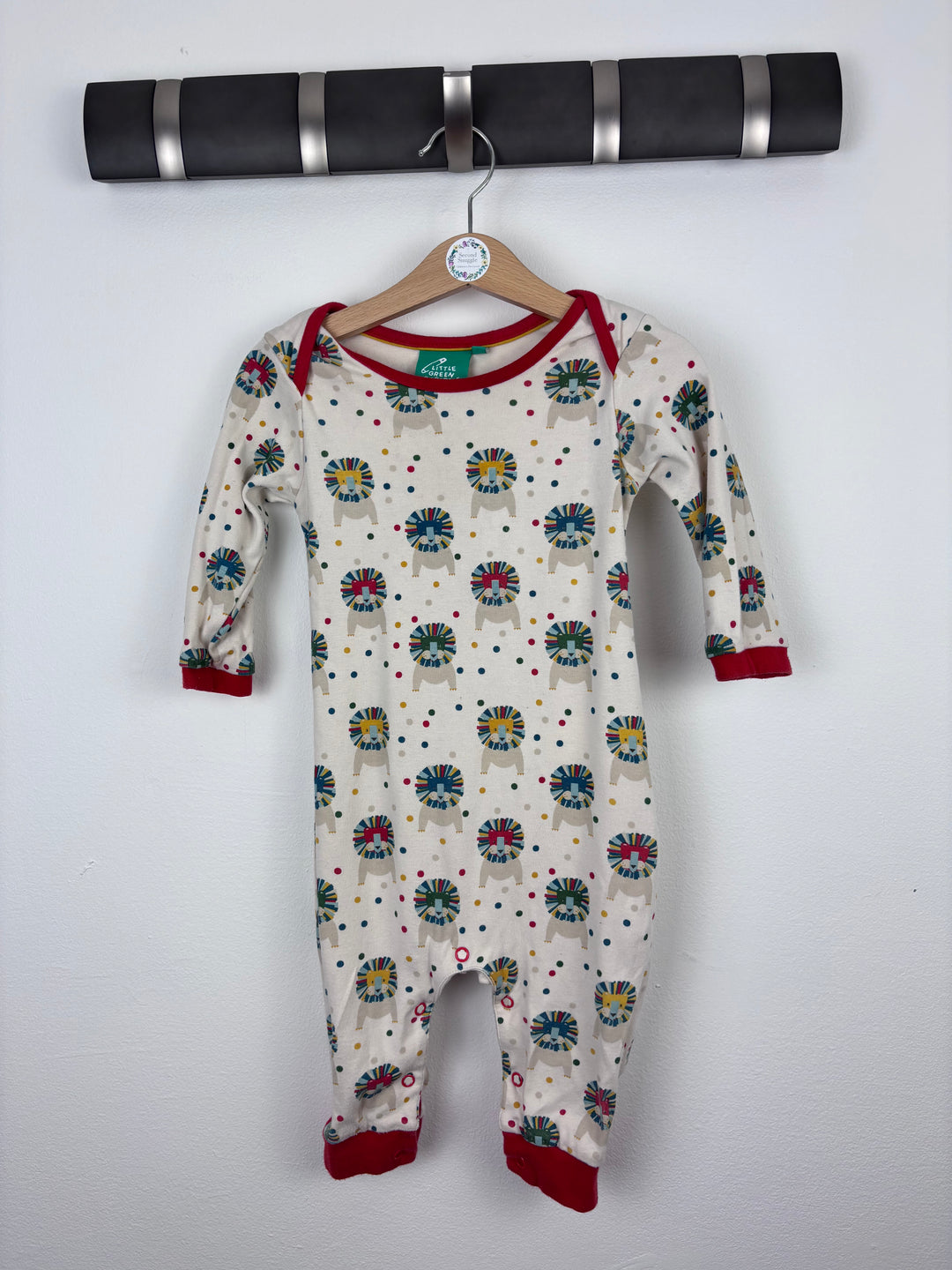 Little Green Radicals Lion Print Sleepsuit 12–18 Months