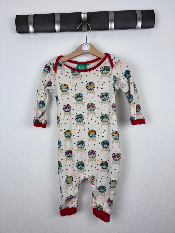 Little Green Radicals Lion Print Sleepsuit 12–18 Months