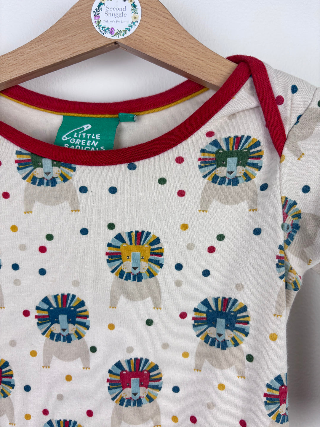 Little Green Radicals Lion Print Sleepsuit 12–18 Months