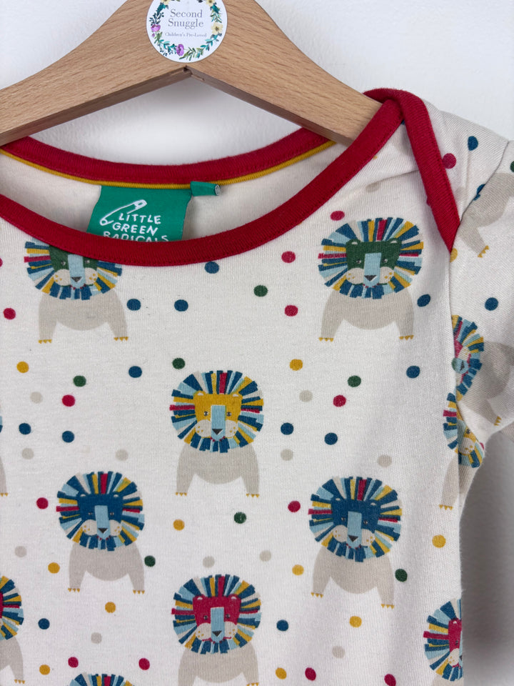 Little Green Radicals Lion Print Sleepsuit 12–18 Months