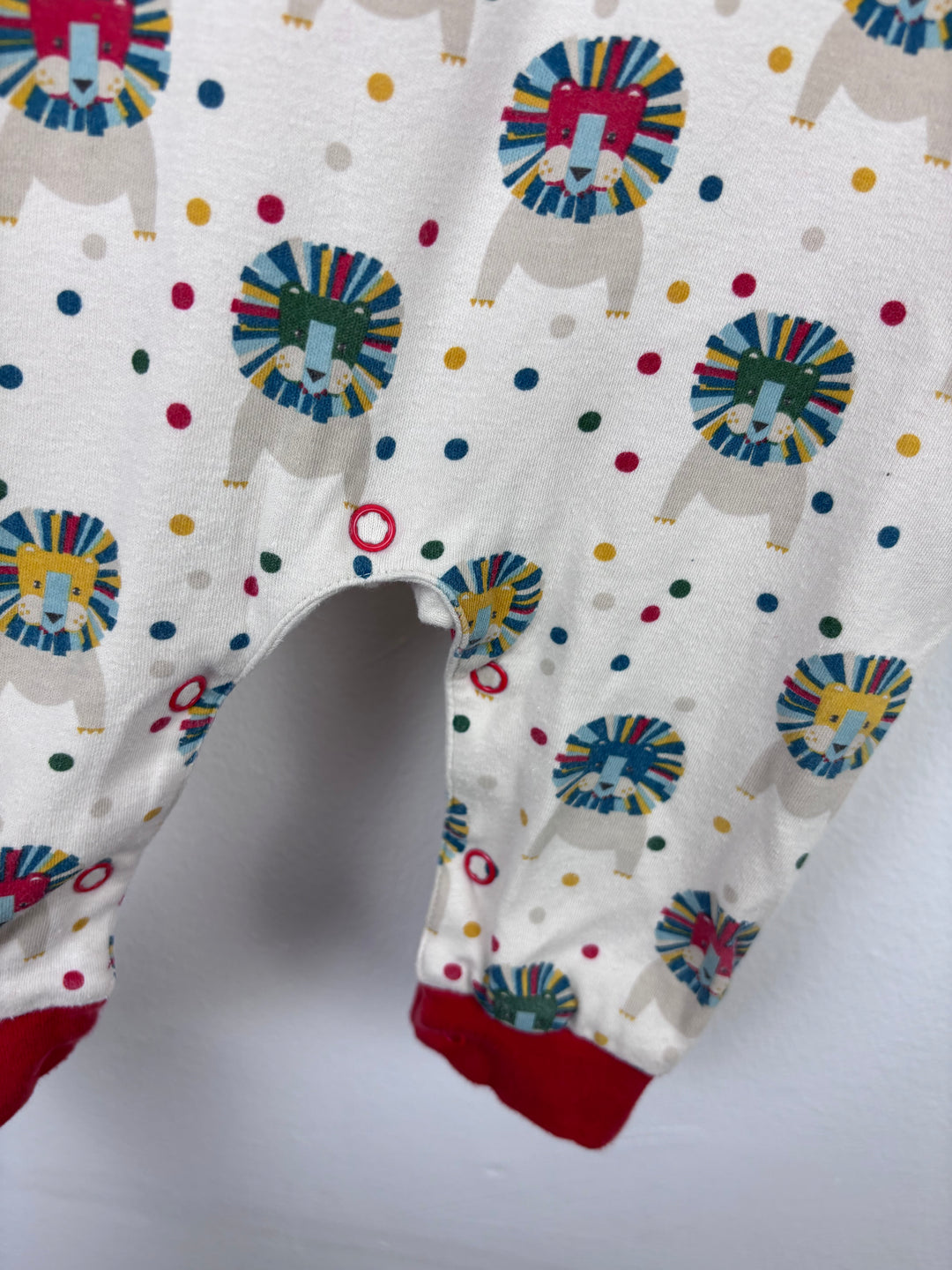 Little Green Radicals Lion Print Sleepsuit 12–18 Months