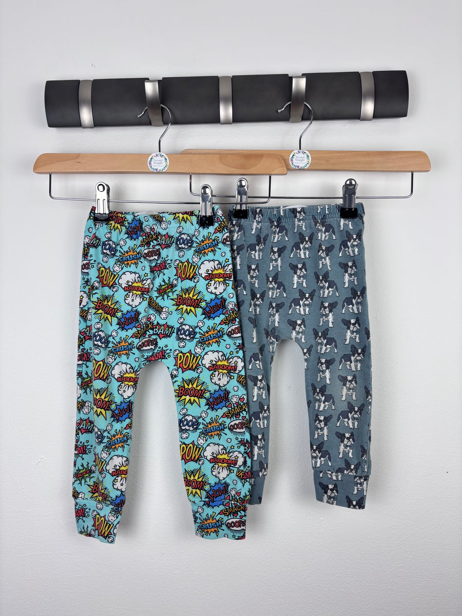 Fred & Noah Leggings 12–18 Months-Leggings-Second Snuggle Preloved