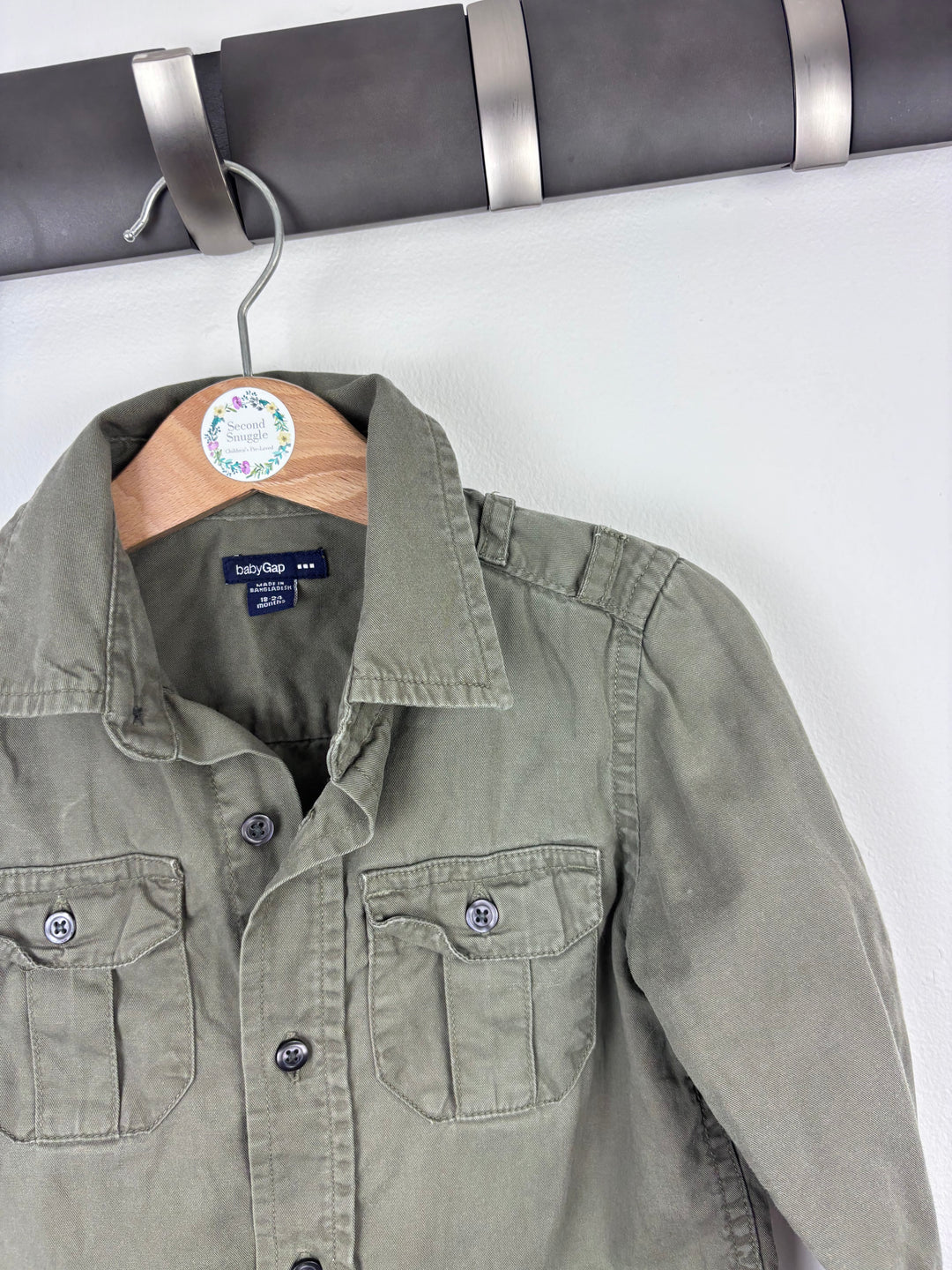 Gap Khaki Shirt 18–24 Months