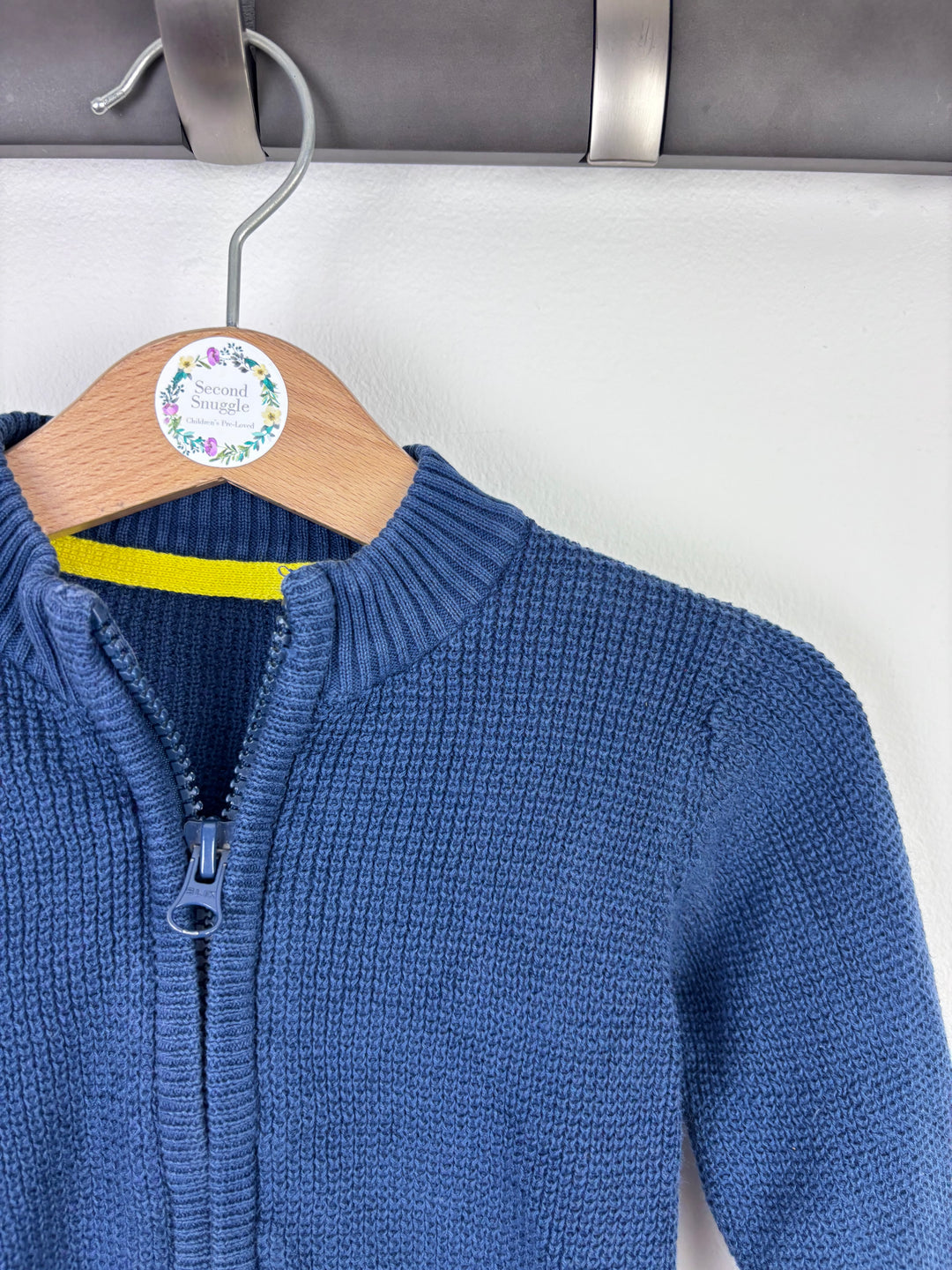 M&S Blue Knit Cardigan 6–9 Months