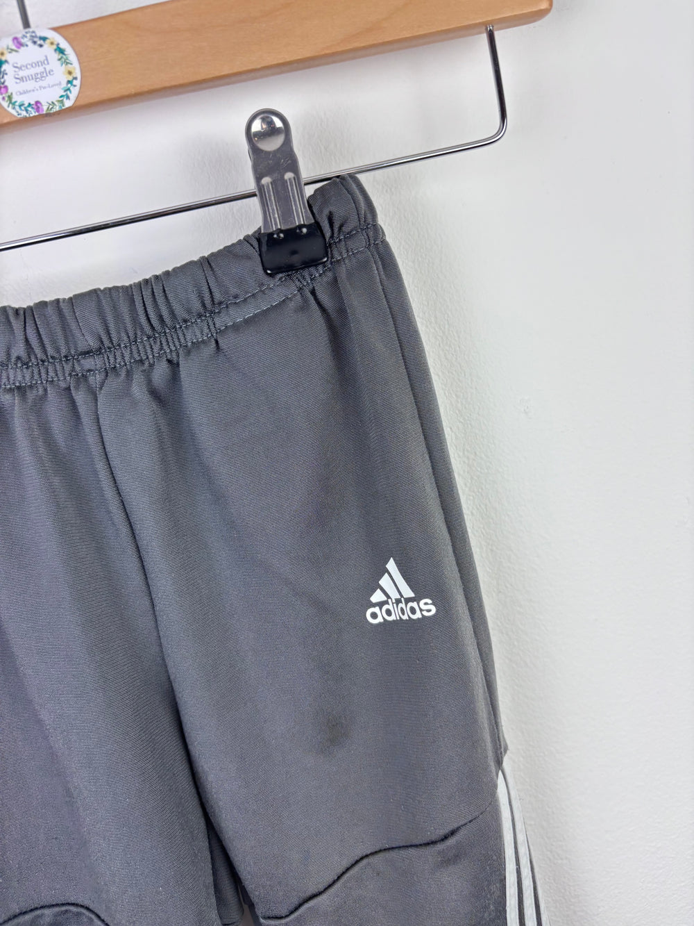 Adidas Grey Tracksuit Bottoms 18–24 Months-Trousers-Second Snuggle Preloved
