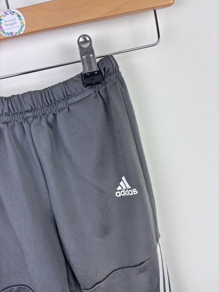 Adidas Grey Tracksuit Bottoms 18–24 Months-Trousers-Second Snuggle Preloved