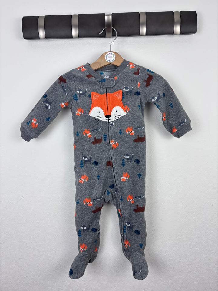 Child of Mine Grey Fox Sleepsuit 6–9 Months