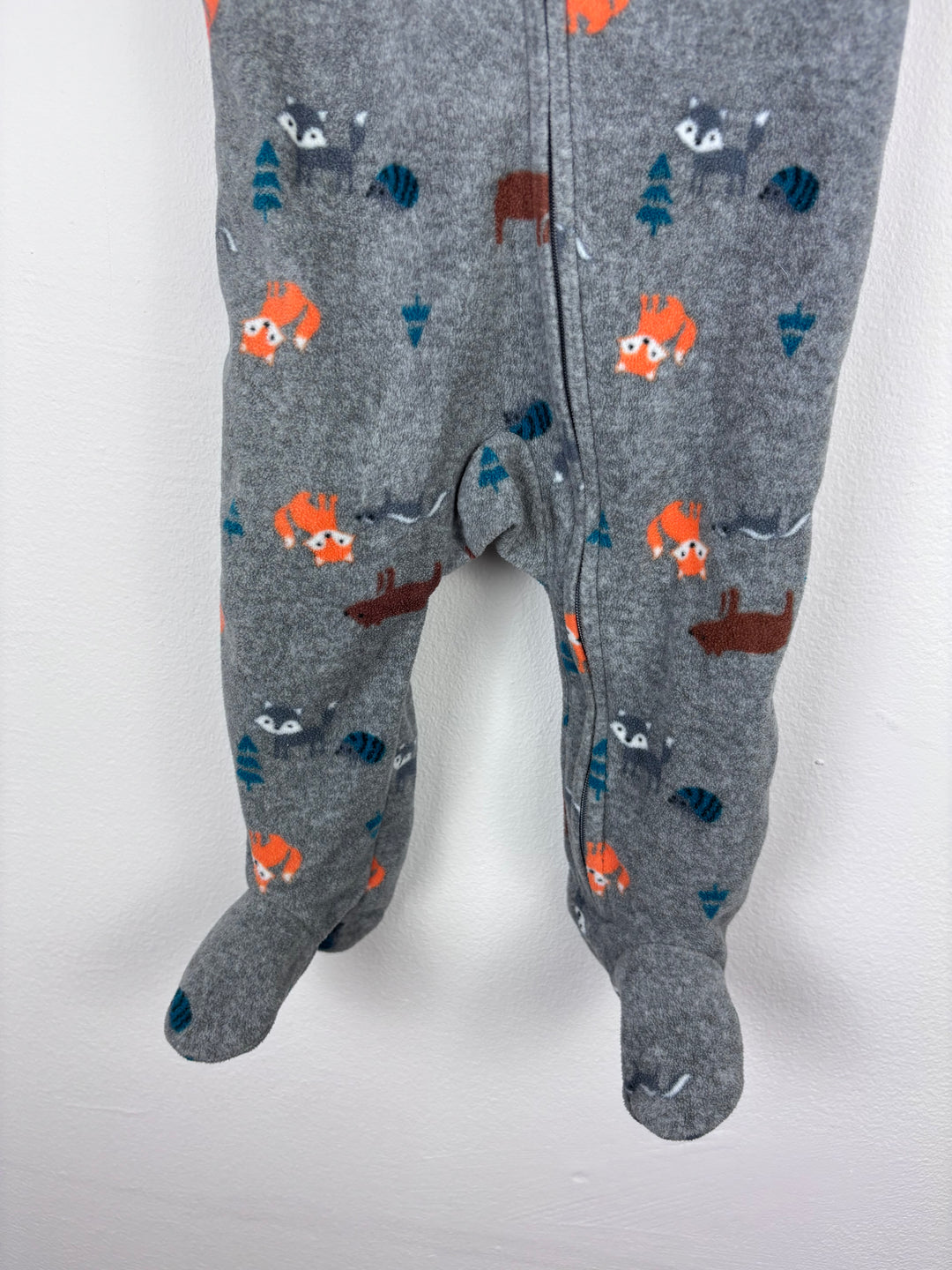 Child of Mine Grey Fox Sleepsuit 6–9 Months