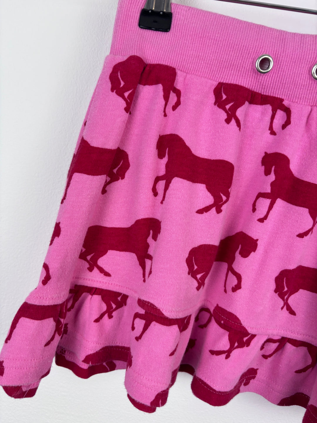Maxomorra Pink Horse Skirt 110/116 (5-6 Years)-Skirts-Second Snuggle Preloved