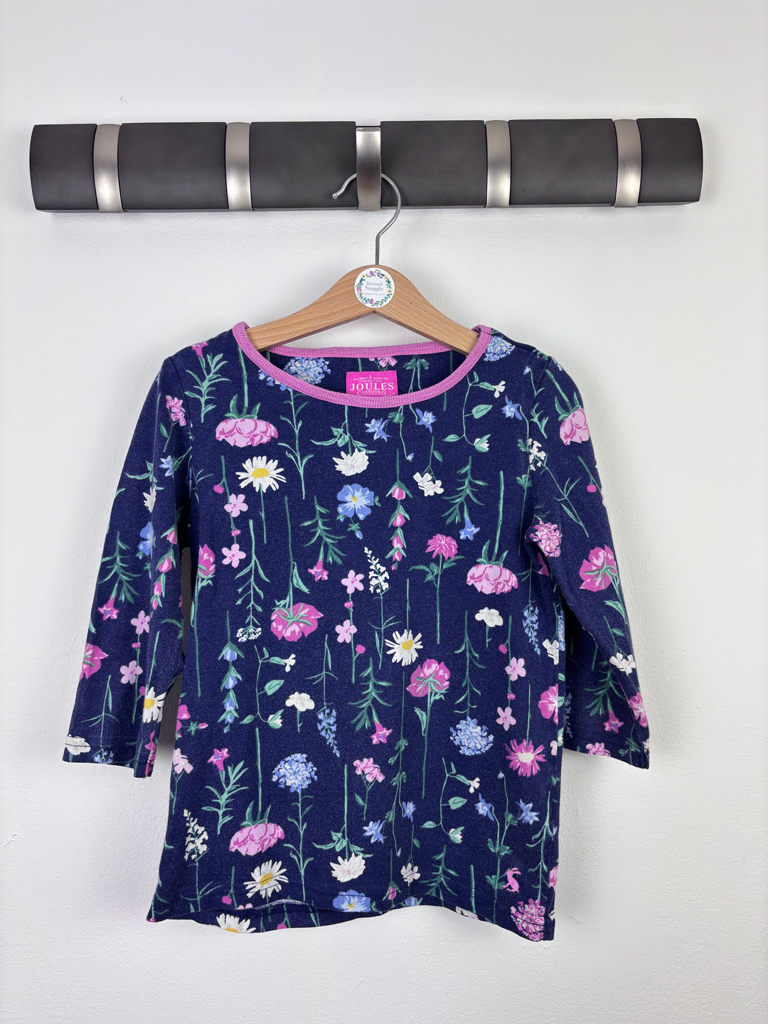 Joules Navy Floral Top 7 Years-Tops-Second Snuggle Preloved