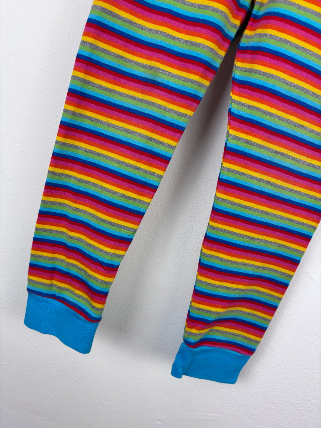 Kids Love Cotton Rainbow Stripe Leggings 3–4 Years-Leggings-Second Snuggle Preloved