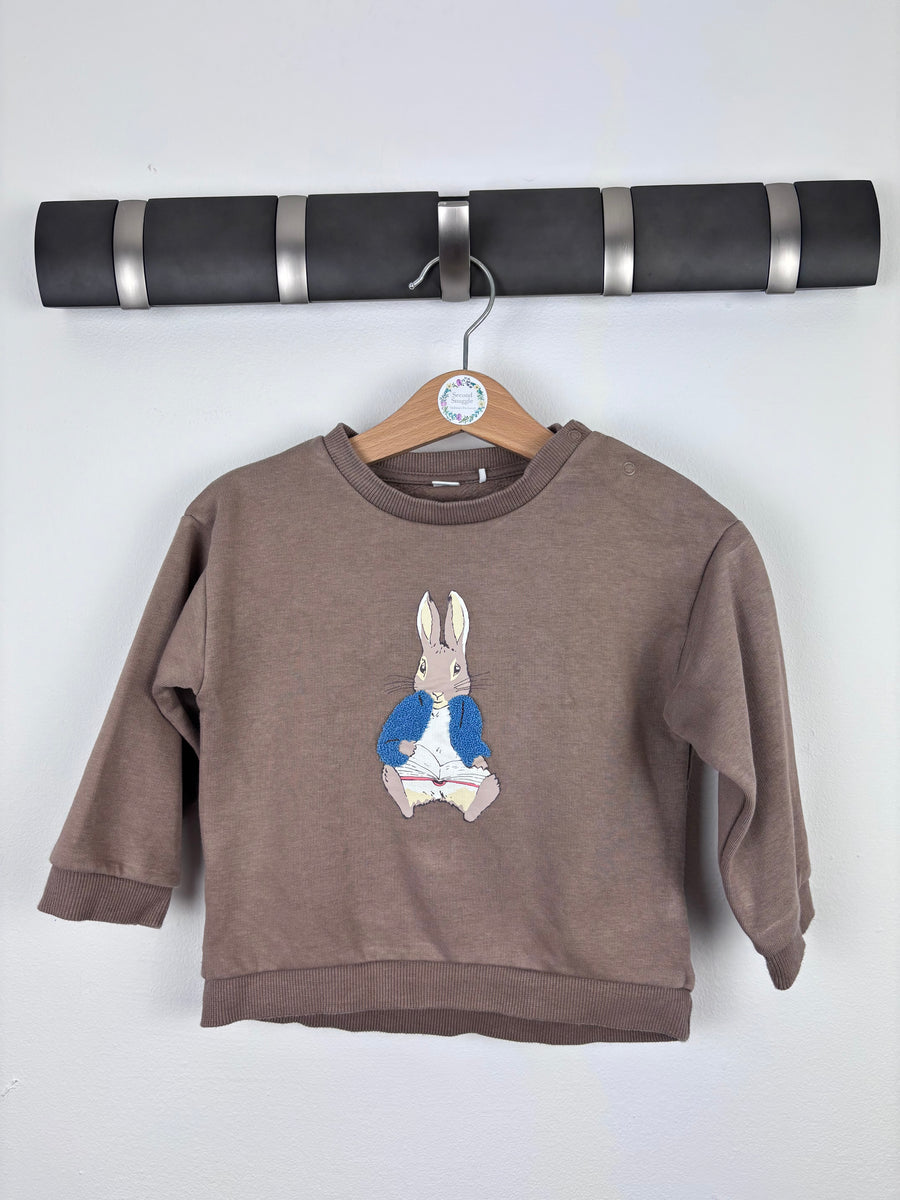 M&S Peter Rabbit Sweatshirt 12–18 Months-Jumpers-Second Snuggle Preloved