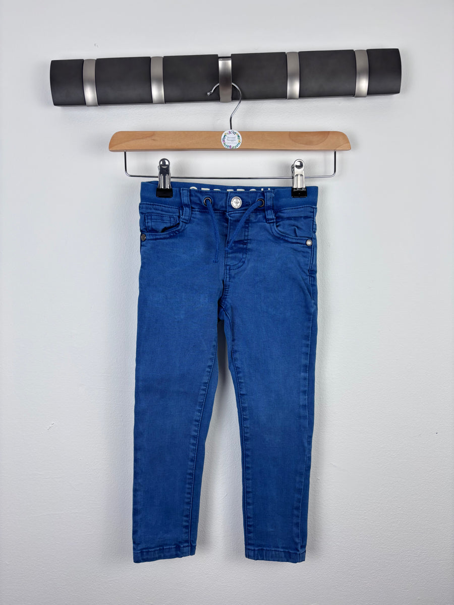 M&S Blue Skinny Jeans 3–4 Years-Trousers-Second Snuggle Preloved