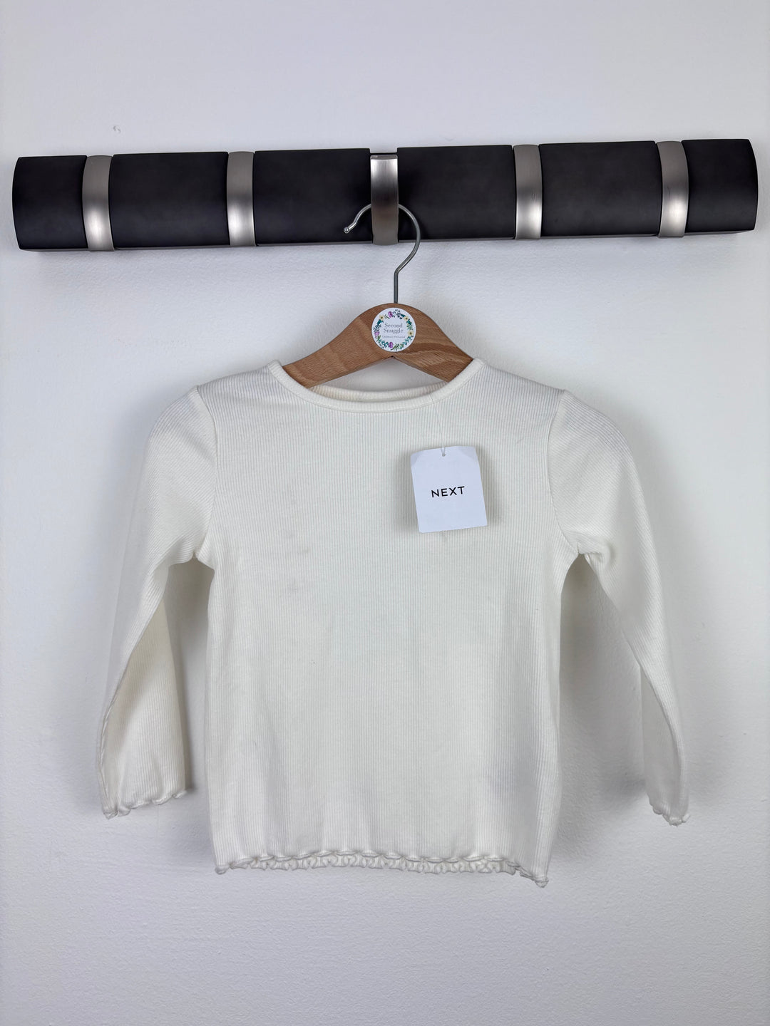 Next Cream Long Sleeve Top 12–18 Months-Tops-Second Snuggle Preloved