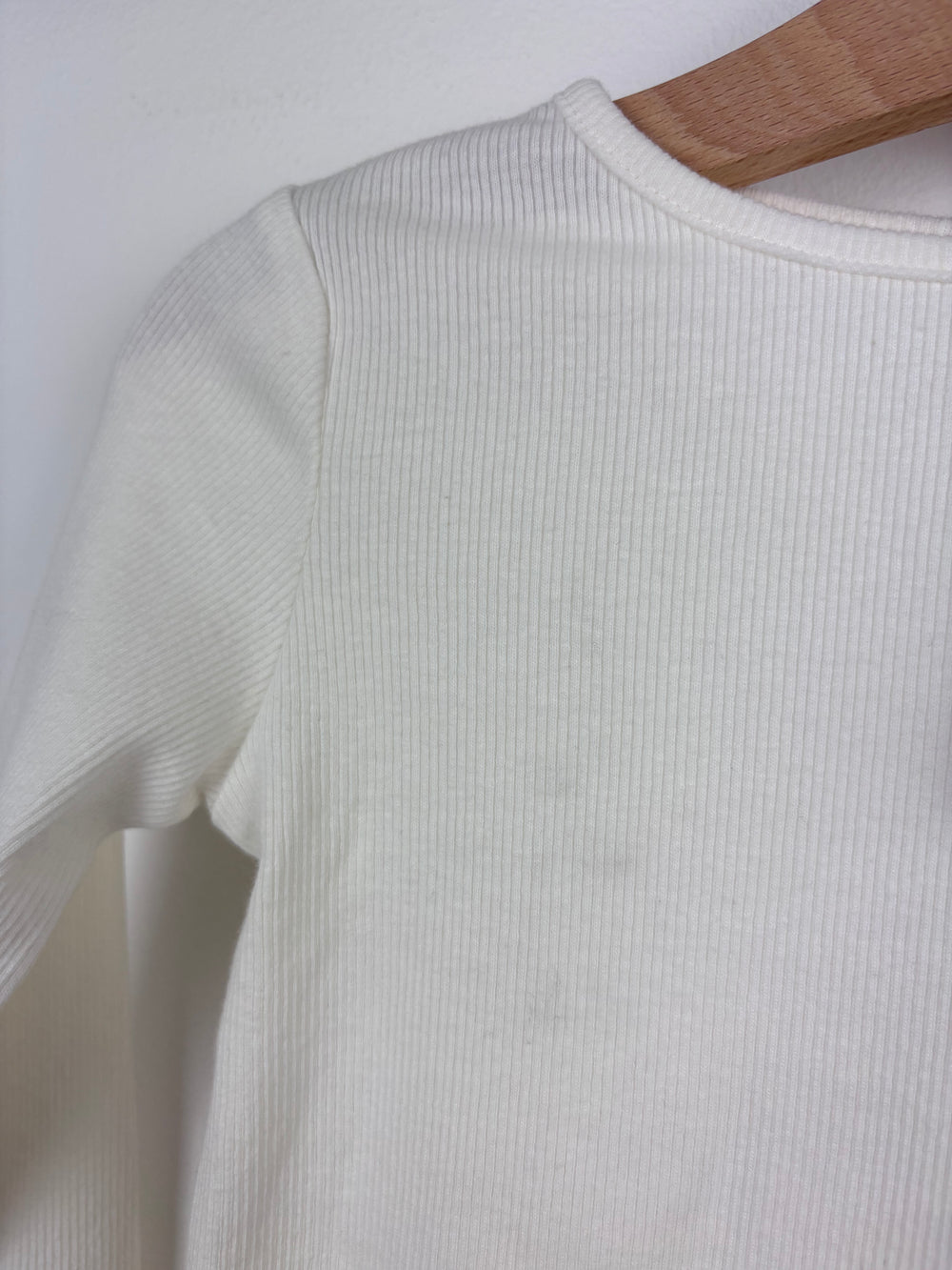 Next Cream Long Sleeve Top 12–18 Months-Tops-Second Snuggle Preloved