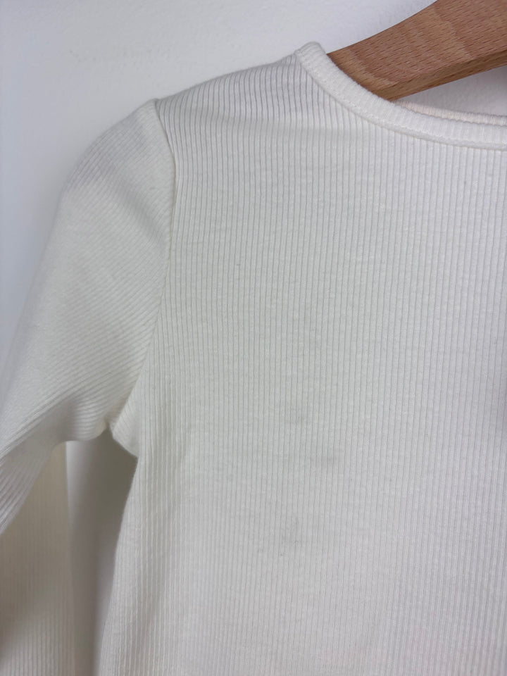 Next Cream Long Sleeve Top 12–18 Months-Tops-Second Snuggle Preloved