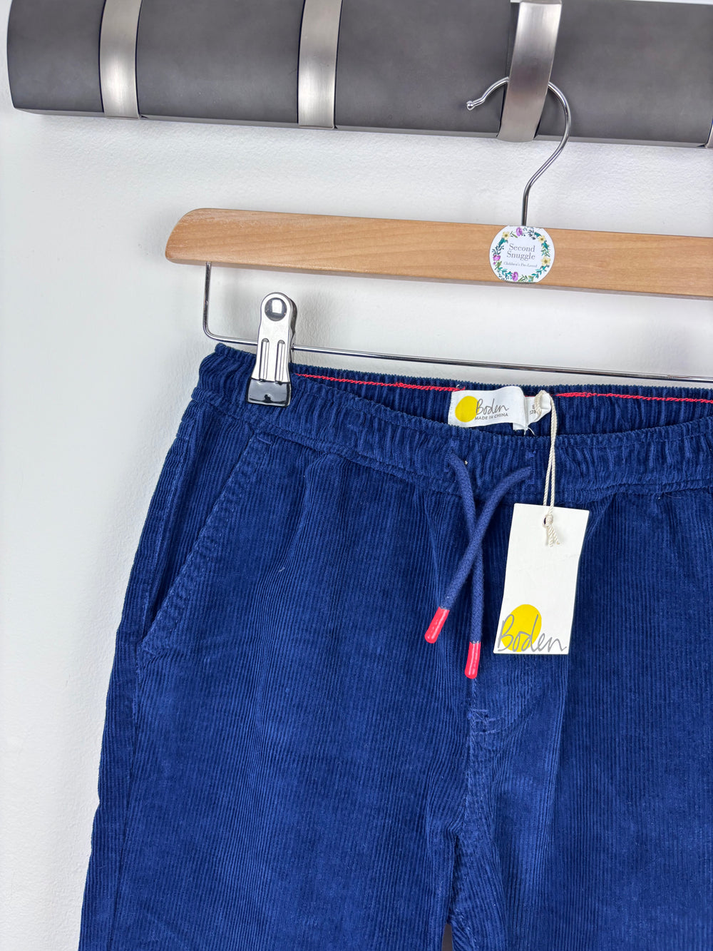 Boden Navy Cord Trousers 8 Years-Trousers-Second Snuggle Preloved