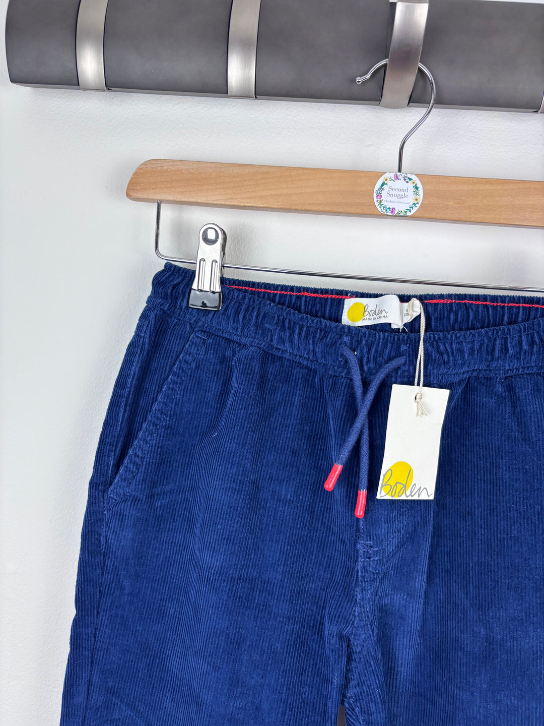 Boden Navy Cord Trousers 8 Years-Trousers-Second Snuggle Preloved