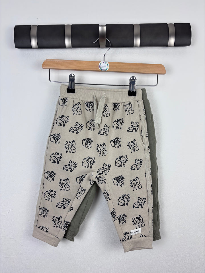 La Redoute Animal Print Joggers Set 18 Months-Trousers-Second Snuggle Preloved